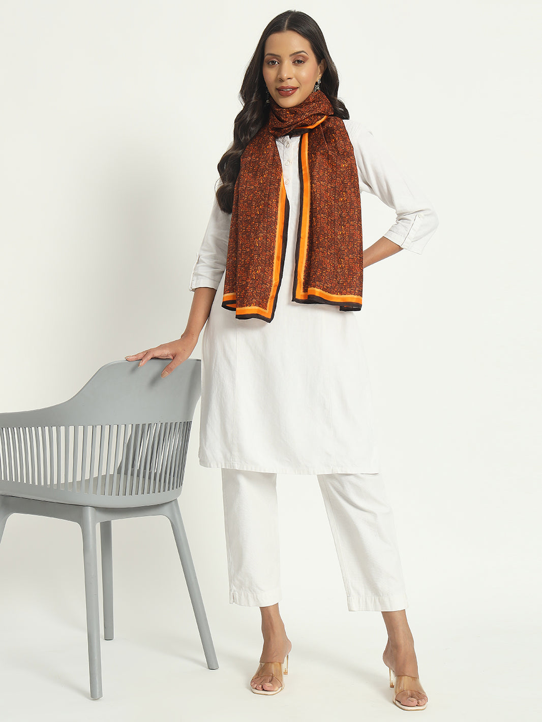 Printed Shawl - 3-Printed Shawl - 3