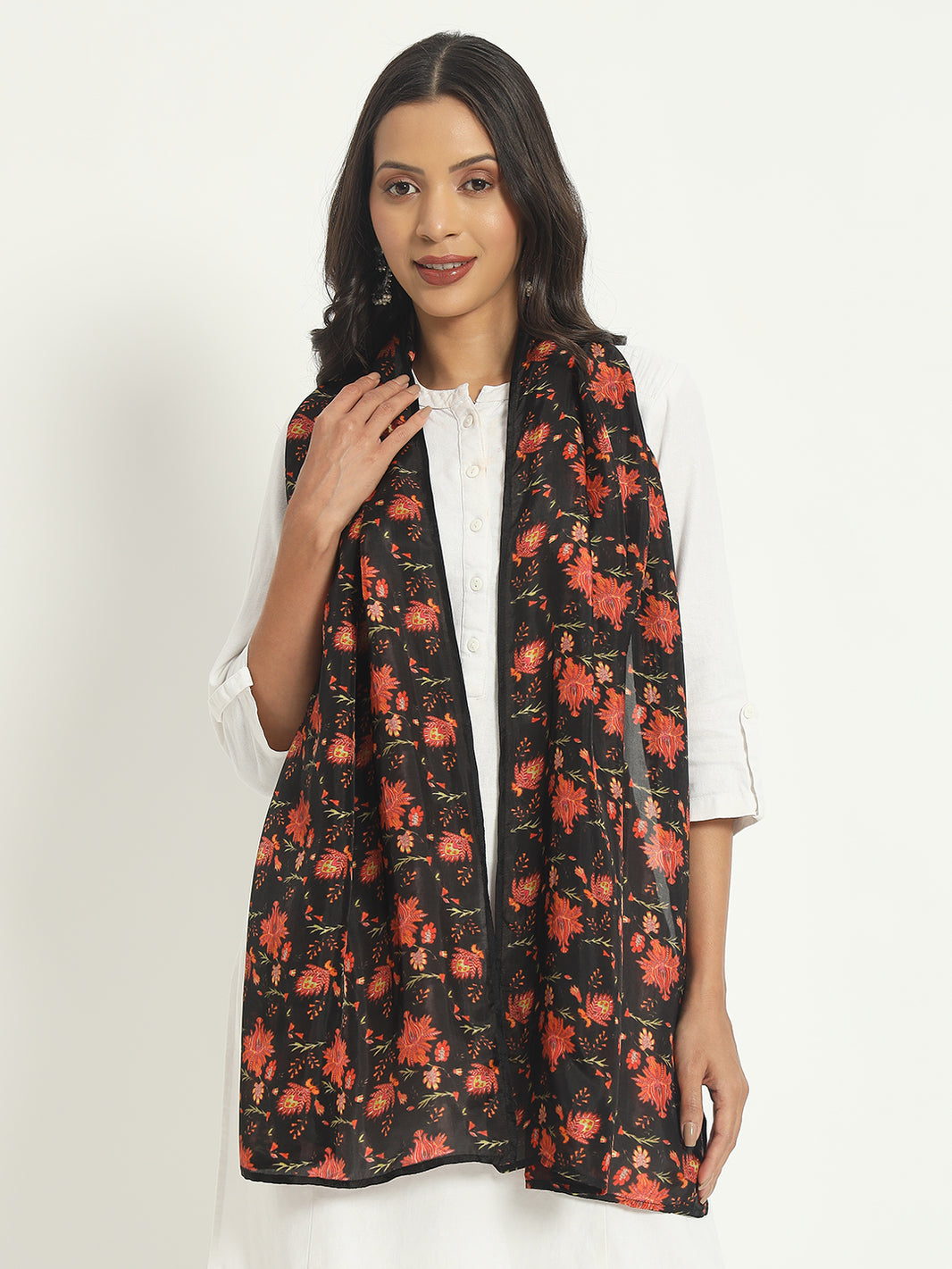 Printed Shawl - 4-Printed Shawl - 4