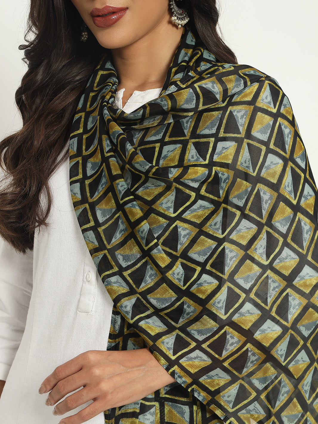 Printed Shawl - 5-Printed Shawl - 5