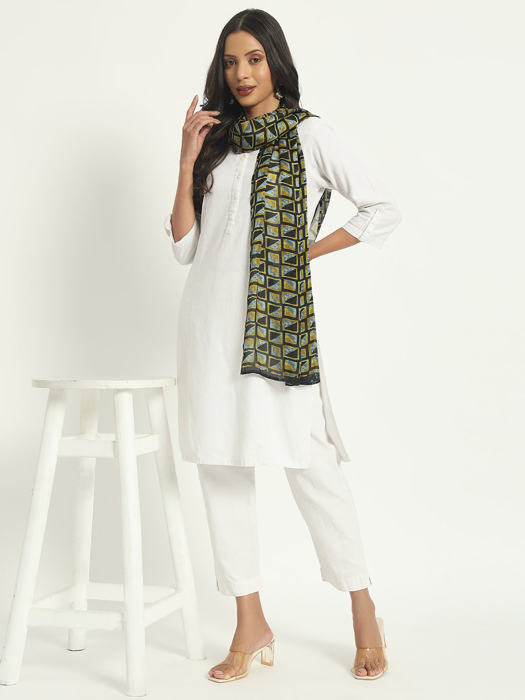 Printed Shawl - 5-Printed Shawl - 5