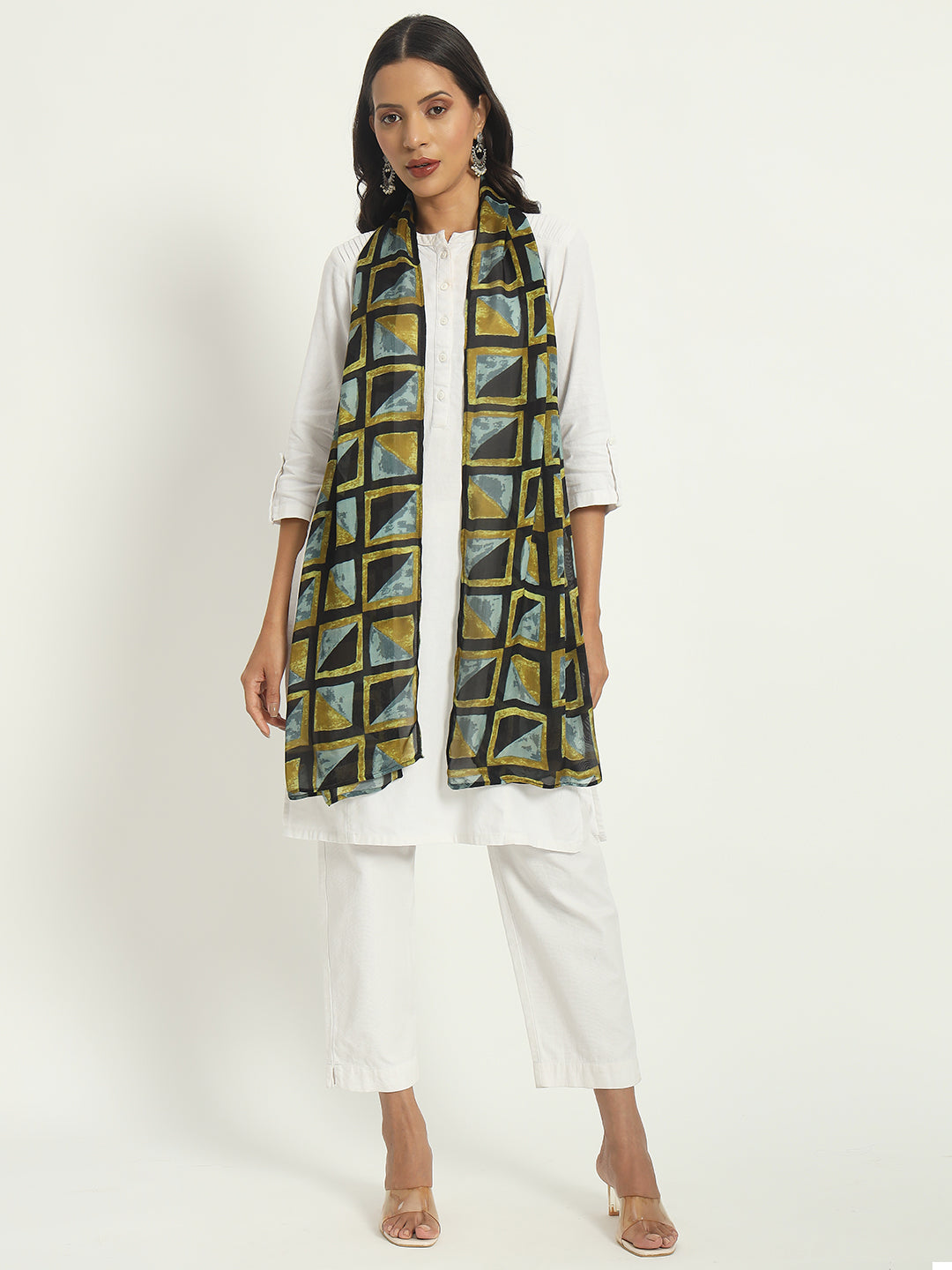 Printed Shawl - 6-Printed Shawl - 6