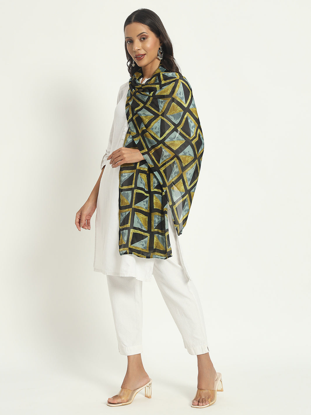 Printed Shawl - 6-Printed Shawl - 6