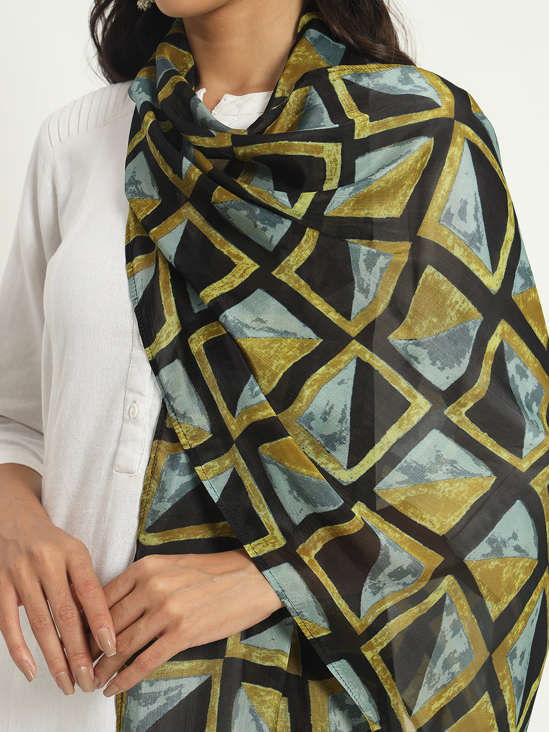 Printed Shawl - 6-Printed Shawl - 6
